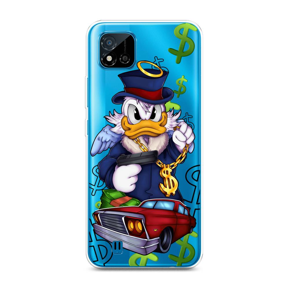 

Чехол на Oppo Realme C11 (2021) "Scrooge McDuck with a Gold Chain", Красный;синий;белый, 257550-6