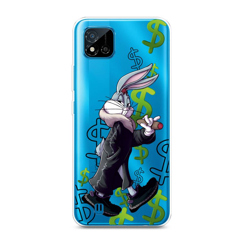 

Чехол на Oppo Realme C11 (2021) "Rich Bugs Bunny", Зеленый;черный;голубой, 257550-6