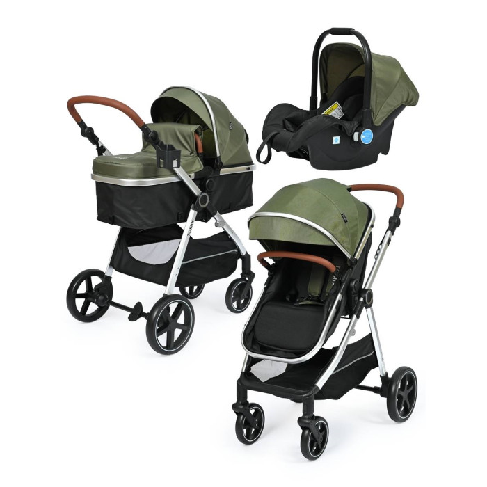 

Коляска детская TOMIX, Sunny 3 в 1 Dark olive