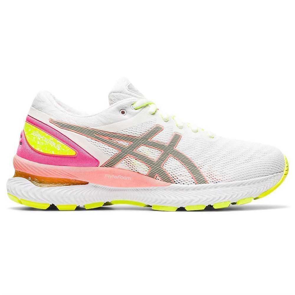 фото Кроссовки женские asics nimbus 1012a766 белые 5.5 us