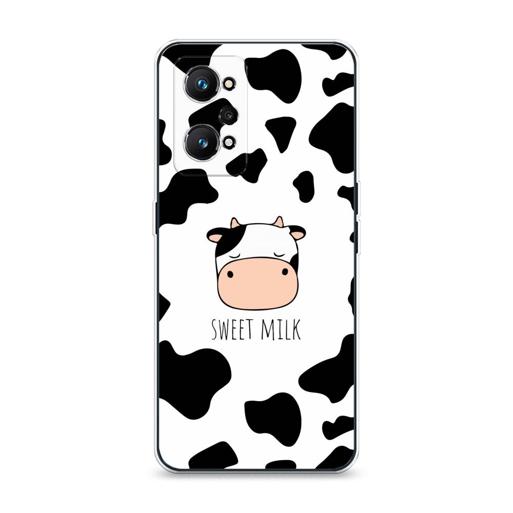 

Чехол на Realme GT Neo 2 "Sweet milk", Розовый;белый;черный, 257750-1
