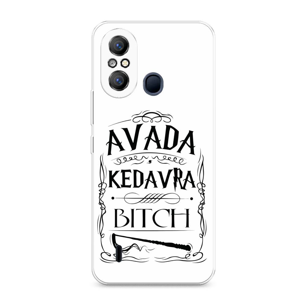 

Чехол на Itel A49 "Avada kedavra bitch", Белый;серый;черный, 3200750-6