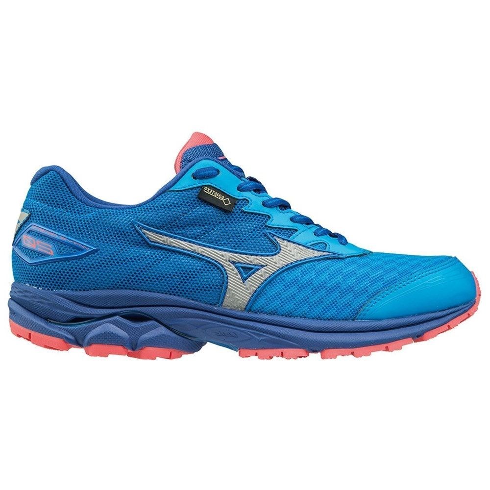 фото Кроссовки женские mizuno rider j1gd1774 голубые 8 us