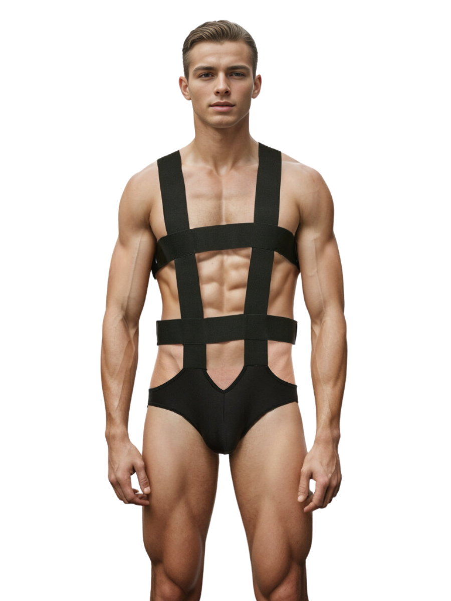 

Мужское боди LaBlinqueр-р L-XL черный, LB15755
