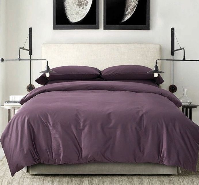 

Постельное бельё Maktex тенсель Евро Макси 60S 4223 Фиолетовый, тенсель Евро Макси_00-00183545