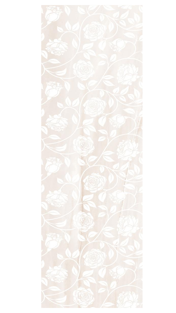 

Tender Marble Декор цветы бежевый 1064-0039 20х60