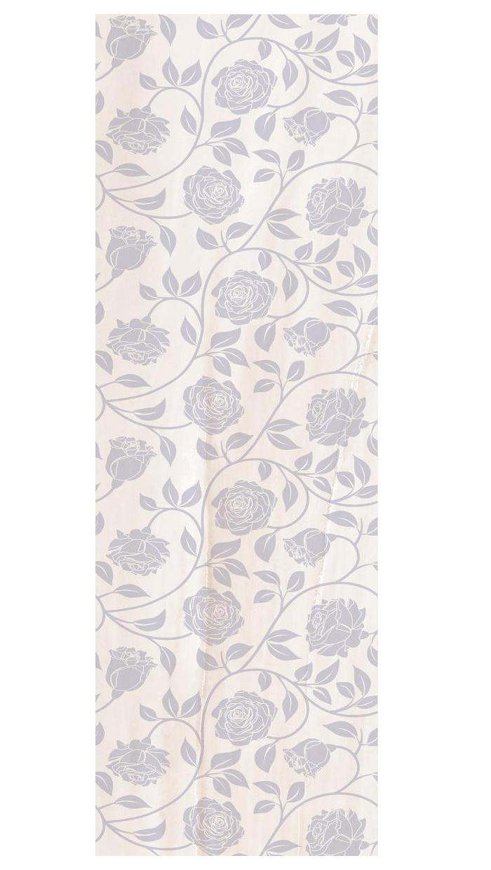 

Tender Marble Декор цветы голубой 1064-0041 20х60