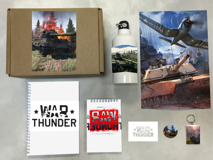

Бокс с подарком War Thunder, Гром войны - 4, 54405803-1, 6 предметов
