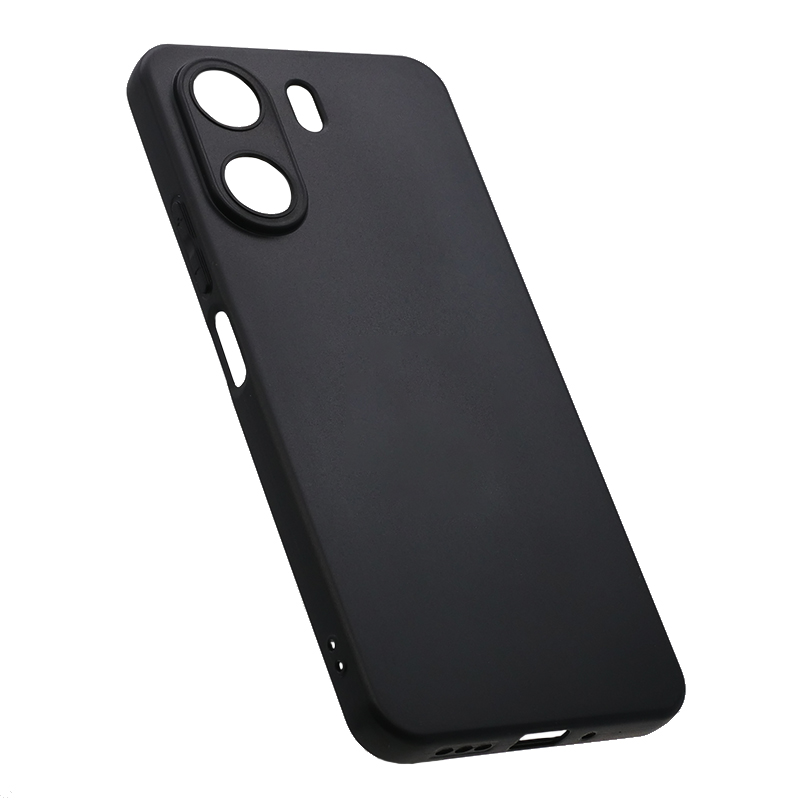 

Силиконовый чехол TPU Case матовый для Xiaomi Poco C65 черный