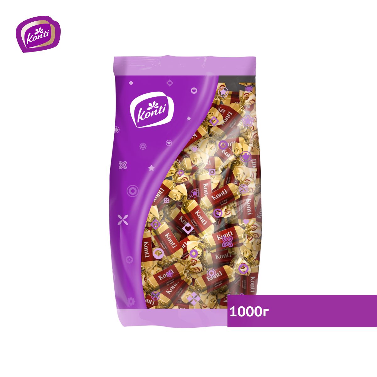 

Шоколад темный Konti, 1000 г