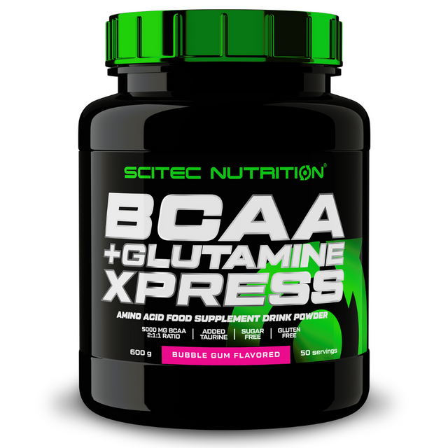 

Комплекс аминокислот Scitec Nutrition BCAA+Glutamine Xpress 600 г, бабл гам