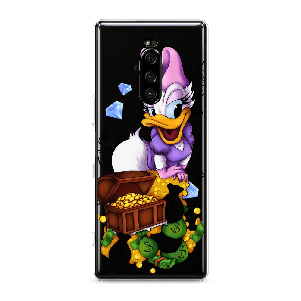 

Чехол на Sony Xperia 1 "Rich Daisy Duck", Коричневый;белый;фиолетовый, 54250-6