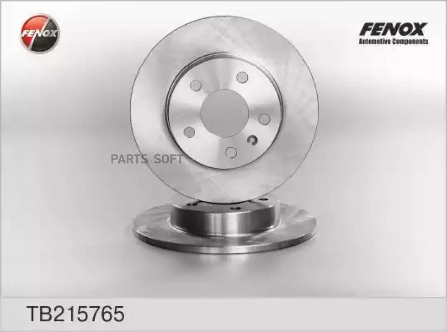 

Тормозной диск FENOX задний для Opel Astra 98-, Meriva 03-, Zafira 99- TB215765