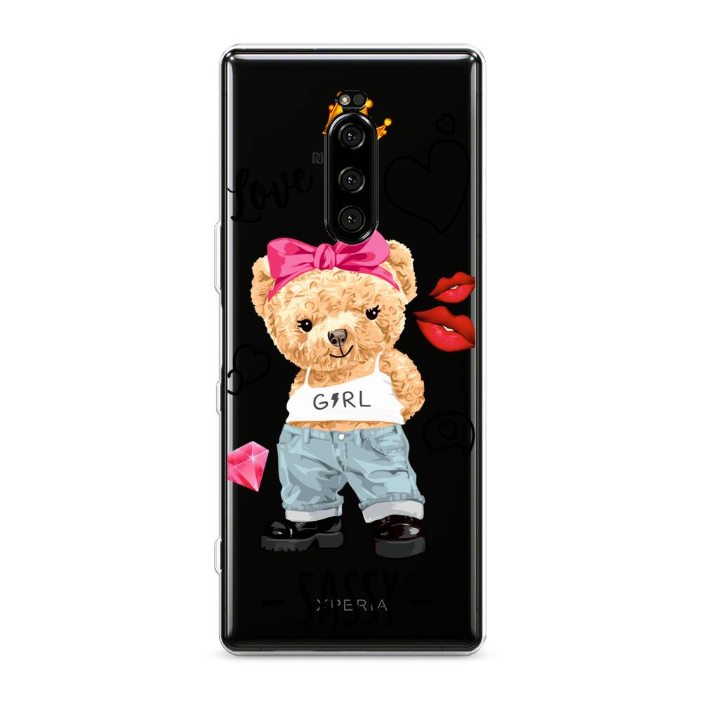 

Чехол на Sony Xperia 1 "Sugar Mommy", Голубой;белый;розовый, 54250-6