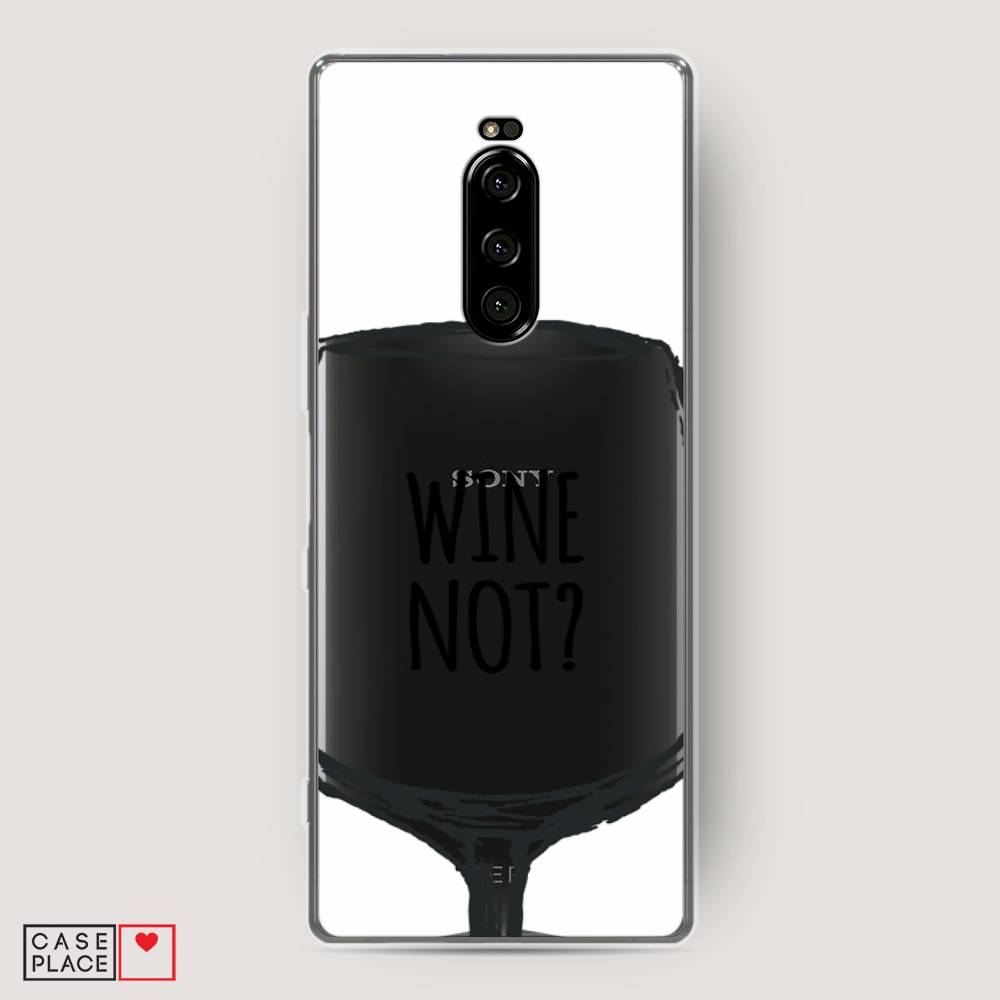 

Чехол на Sony Xperia 1 "Wine not white", Белый, 54250-6