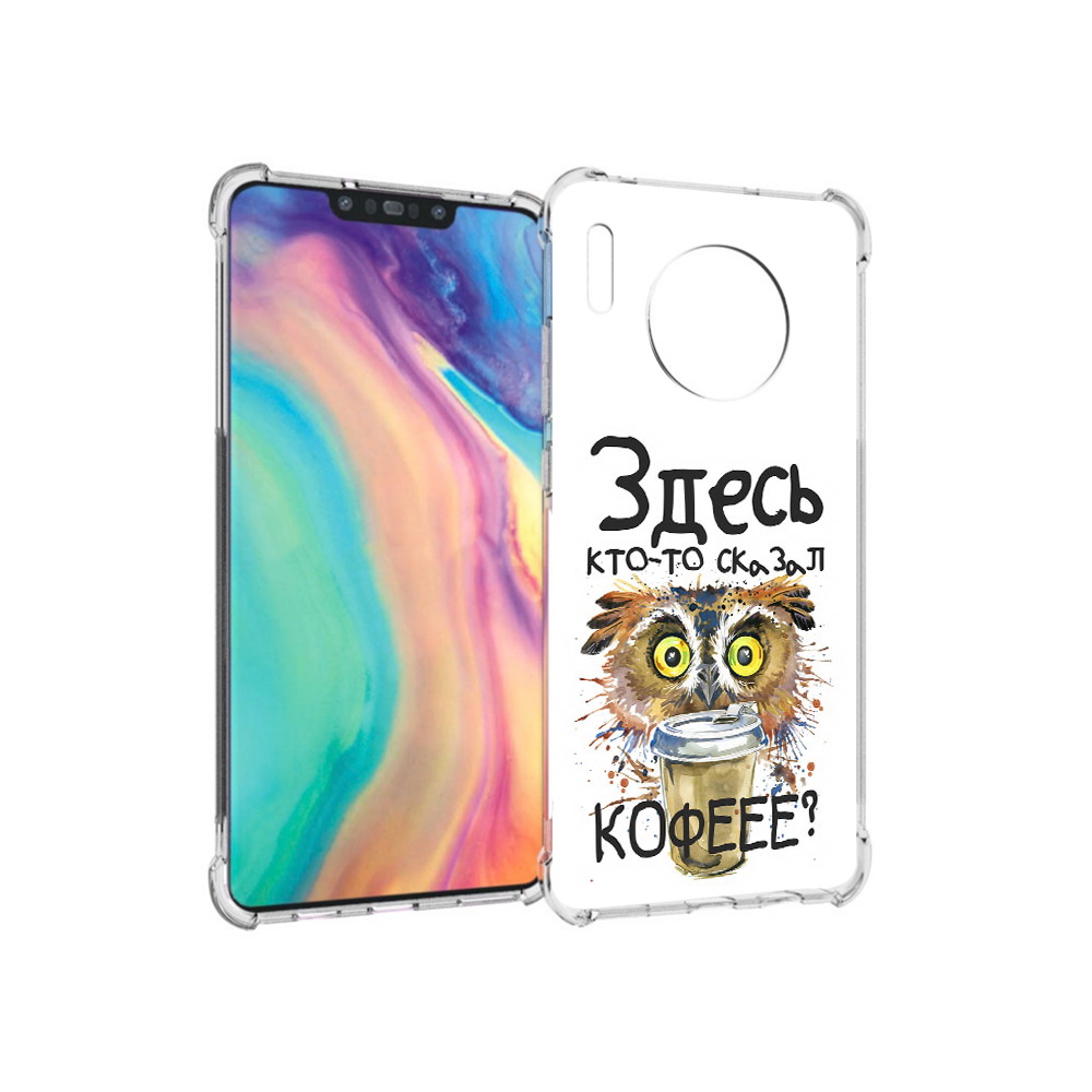 

Чехол MyPads Tocco для Huawei Mate 30 Любительница кофе, Прозрачный, Tocco