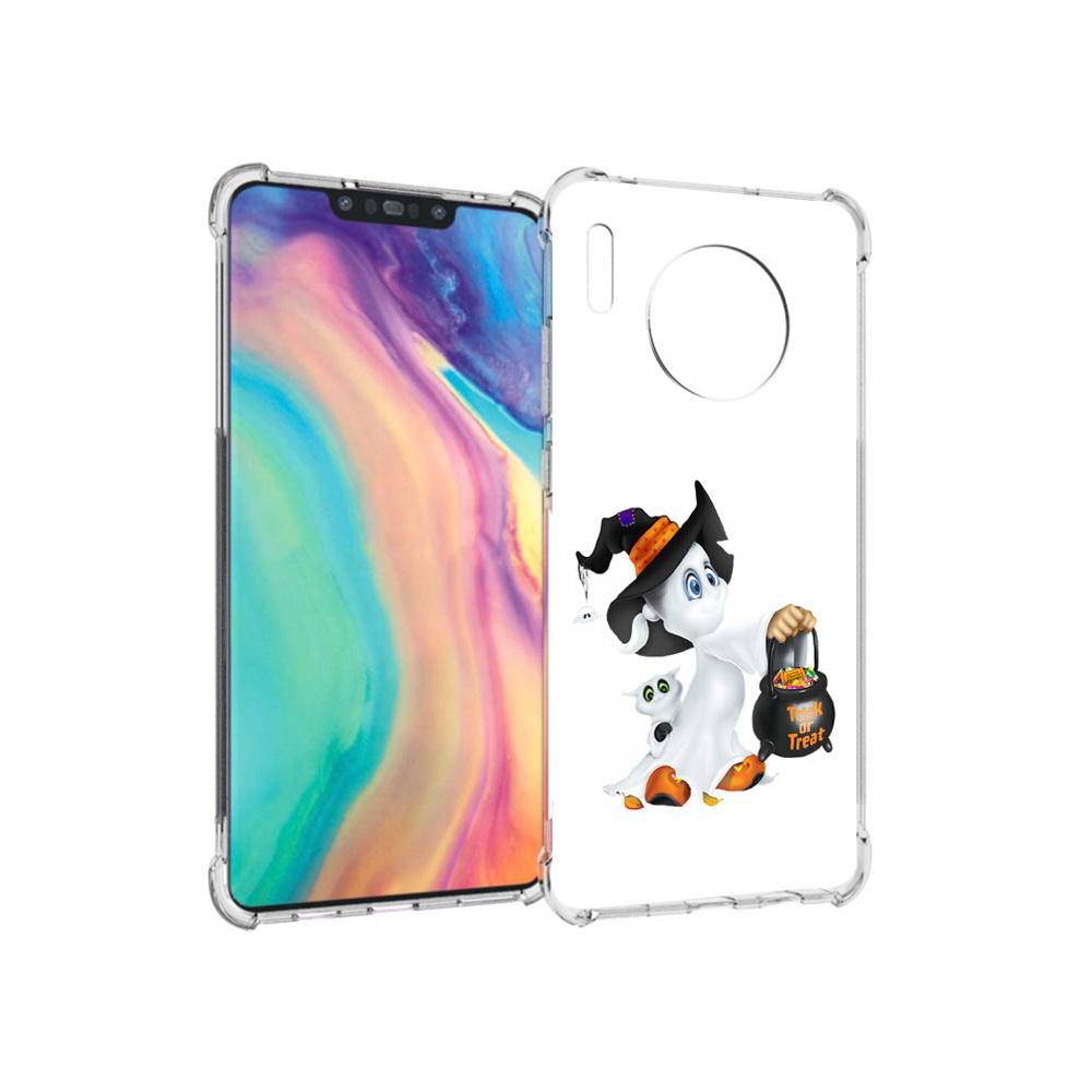 

Чехол MyPads Tocco для Huawei Mate 30 Маленький призрак, Прозрачный, Tocco