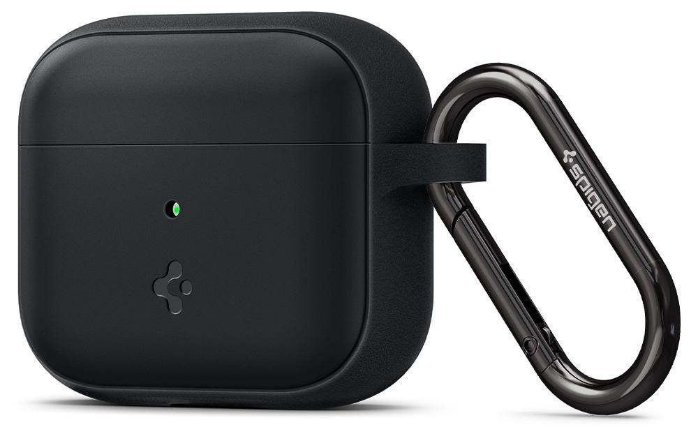 фото Чехол spigen silicone fit (asd01984) для airpods 3 (black)