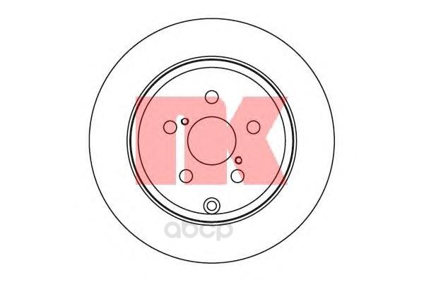 

Nк 204589 Диск Тормозной NK 204589