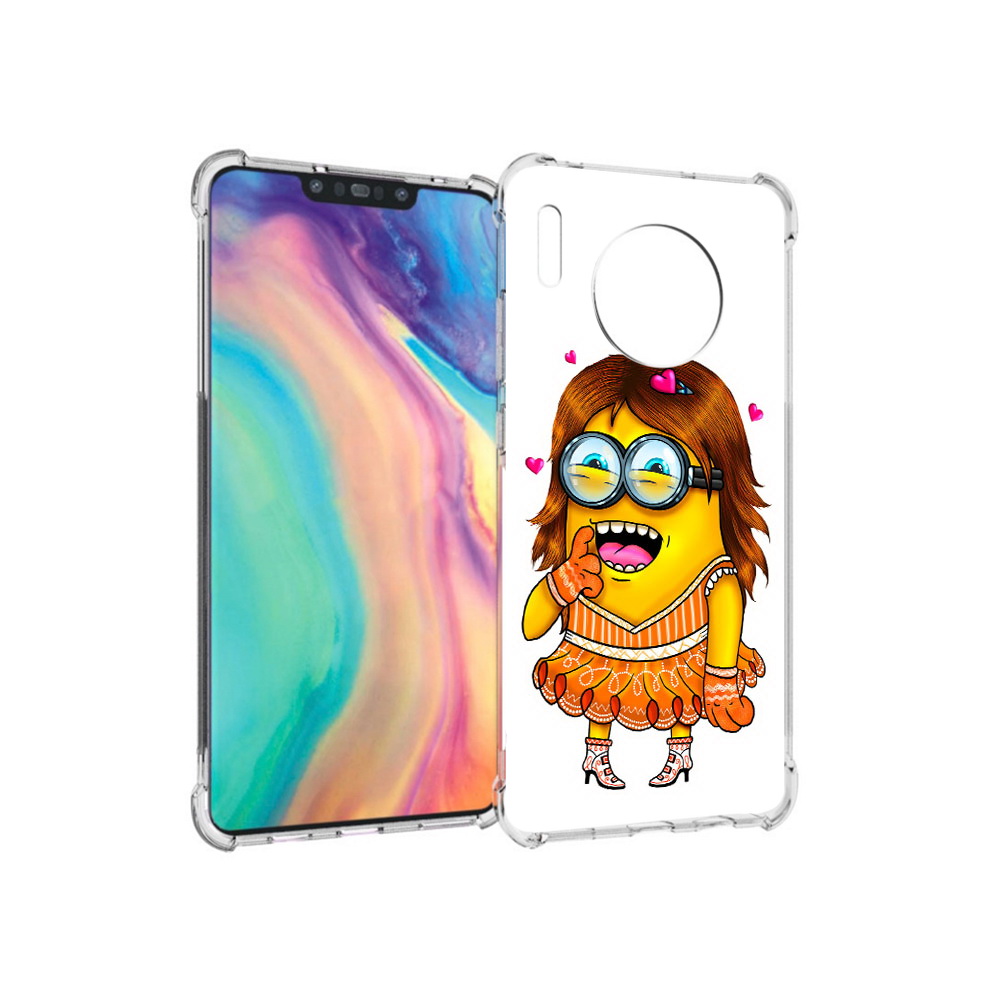 Чехол MyPads Tocco для Huawei Mate 30 Миньон девочка