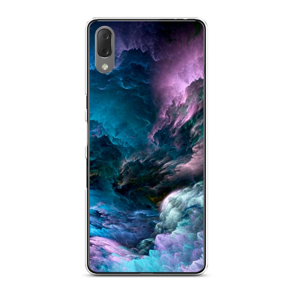 

Чехол на Sony Xperia L3 "Загадочное небо", Синий;фиолетовый, 54450-2