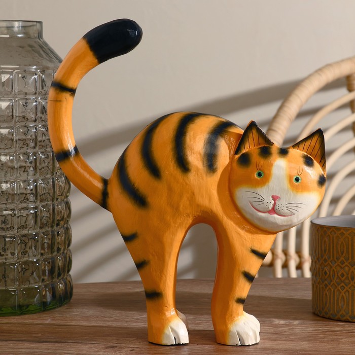 

Сувенир дерево "Кошка" тигровая 25х30х7 см