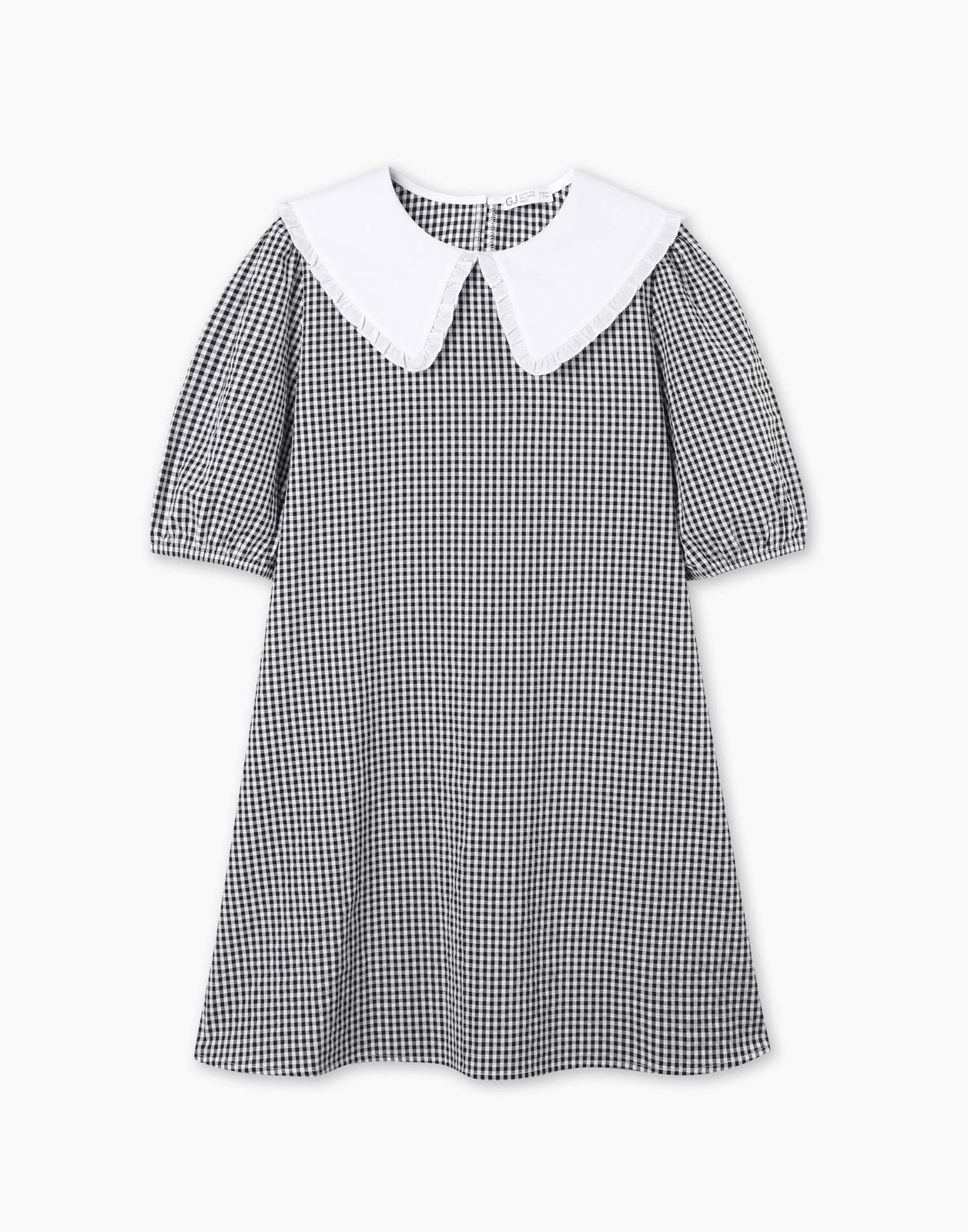 Платье детское Gloria Jeans GDR028214, белый/черный, 146