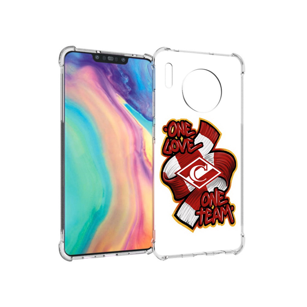 

Чехол MyPads Tocco для Huawei Mate 30 Одна любовь-Спартак, Прозрачный, Tocco