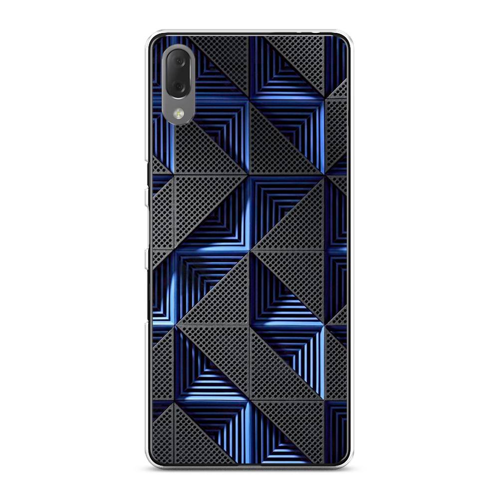 

Чехол на Sony Xperia L3 "IBM", Серый;синий, 54450-3