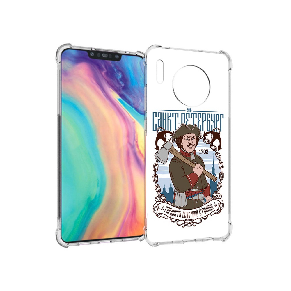 Чехол MyPads Tocco для Huawei Mate 30 Петр первый