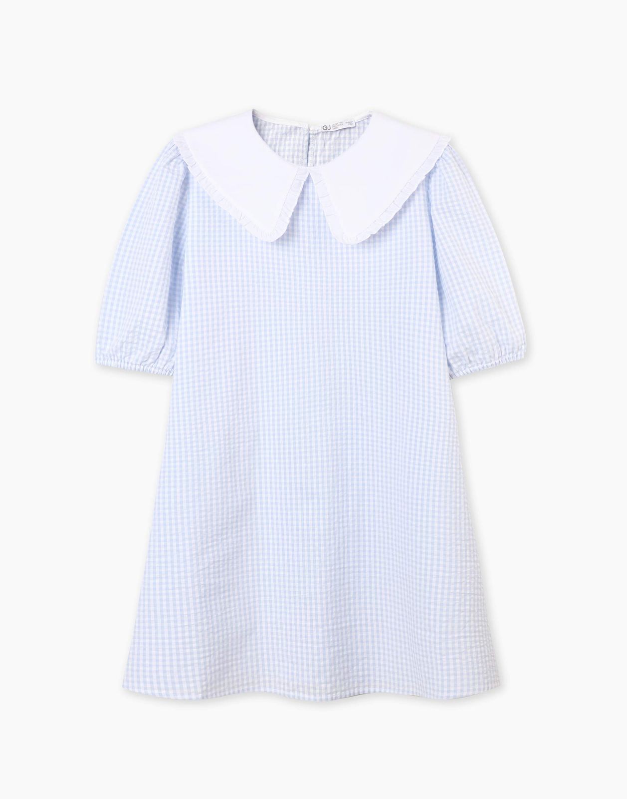 Платье детское Gloria Jeans GDR028214, голубой/белый, 146
