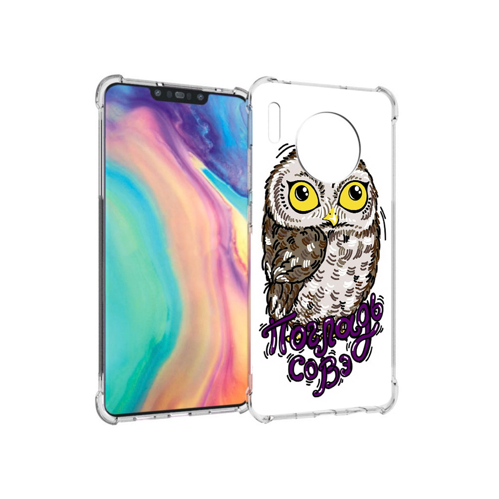 

Чехол MyPads Tocco для Huawei Mate 30 Погладь Совэ, Прозрачный, Tocco