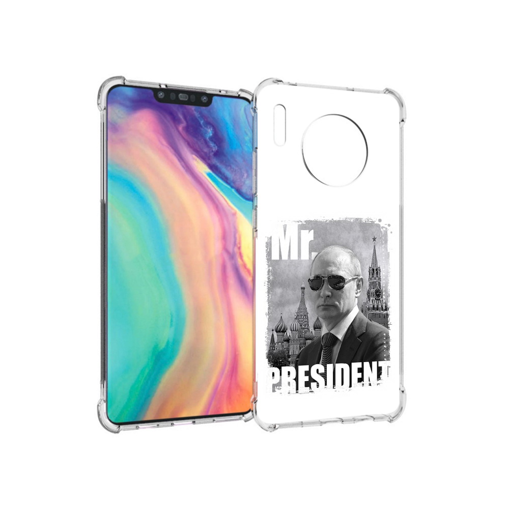 

Чехол MyPads Tocco для Huawei Mate 30 Путин, Прозрачный, Tocco