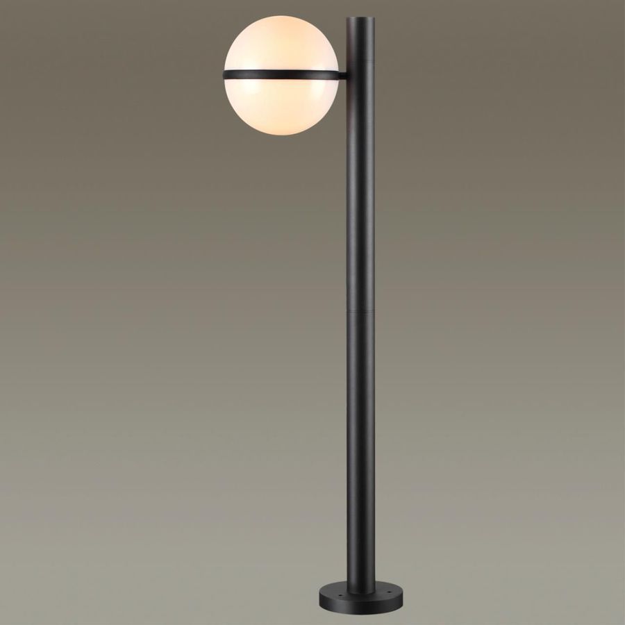 

Светильник Уличный ODEON LIGHT Lomeo 4832/1F, 4832/1F, наземный, черный/белый