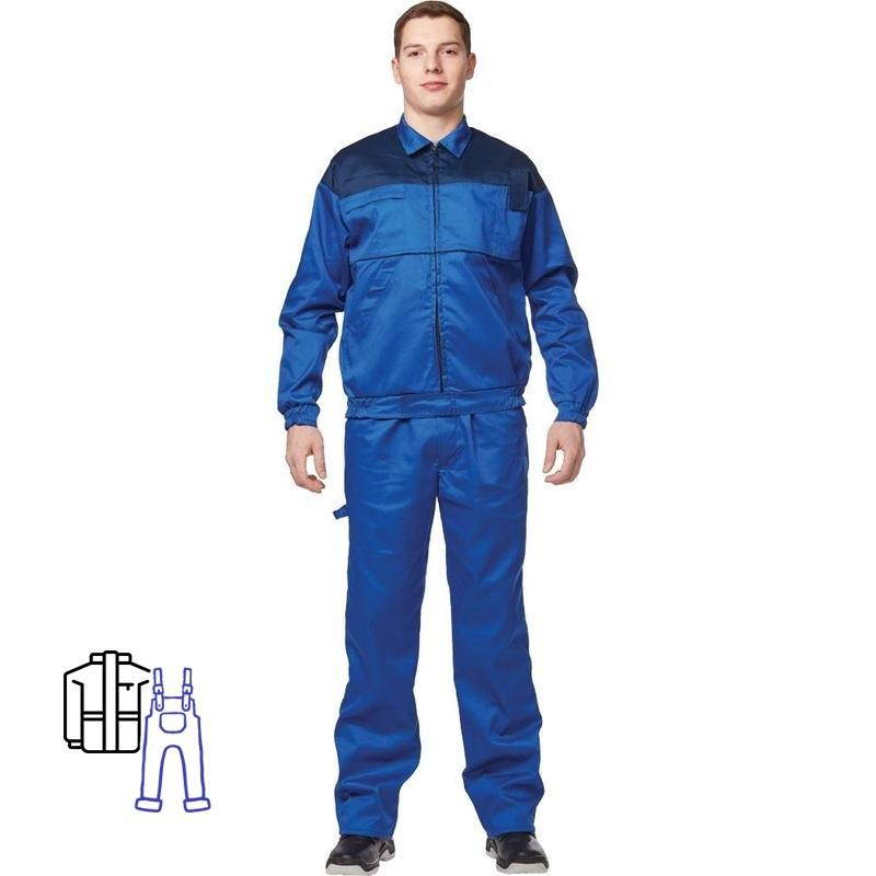 

Костюм рабочий NoBrand 1412315-K синий 60-62, 182-188
