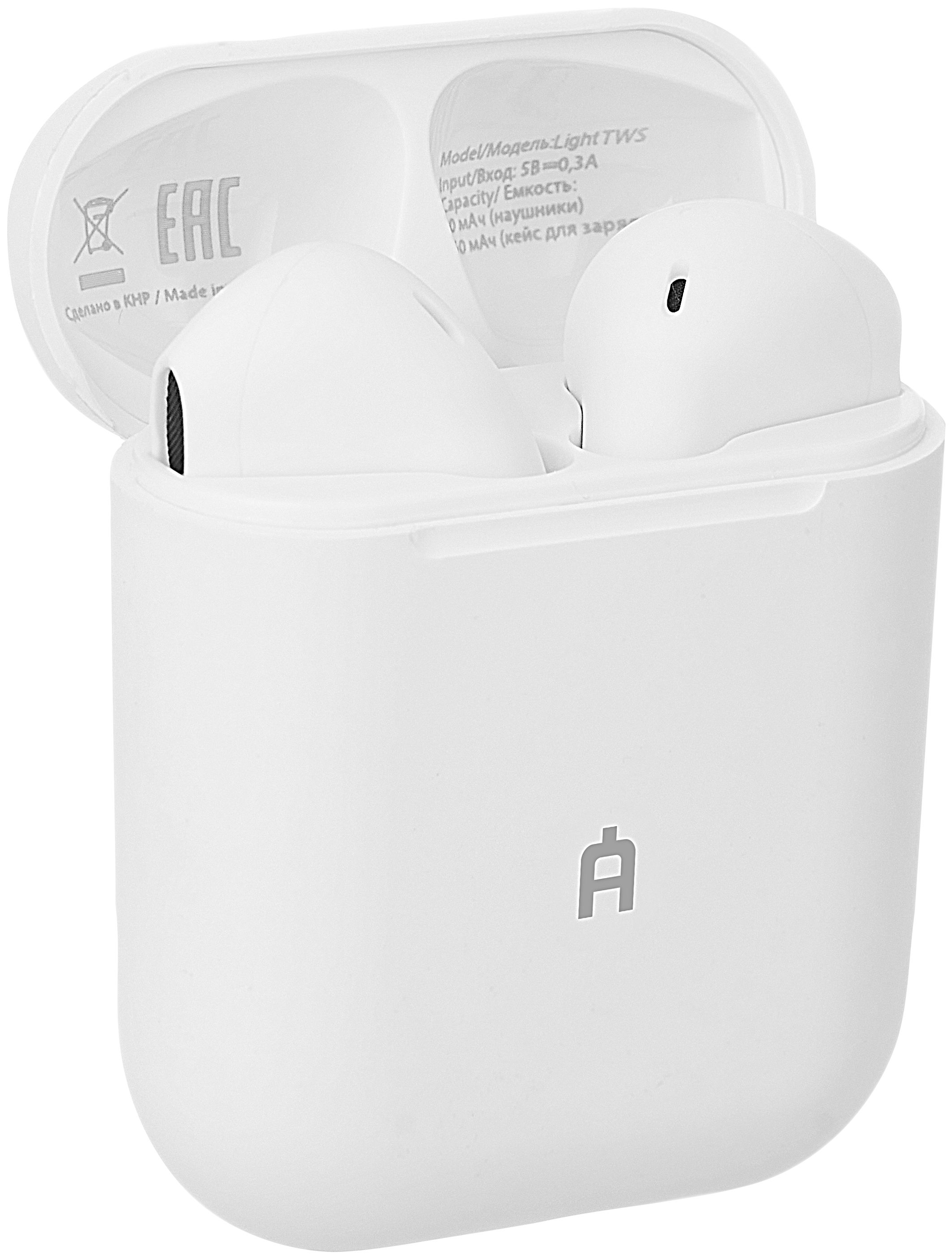 

Беспроводные наушники Alteracs Light White (Light TWS white), Light
