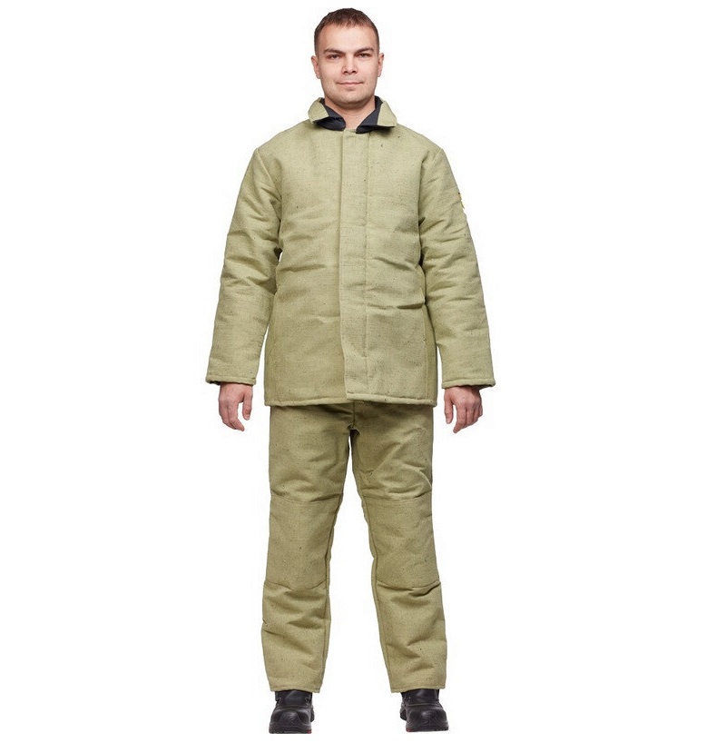 

Костюм сварщика брезентовый утепл. кур/бр (модель КС02ПР) (60-62) 170-176, Хаки, модель КС02ПР