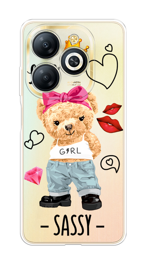 

Чехол на Infinix Smart 8 Plus "Sugar Mommy", Голубой;белый;розовый, 3105550-1