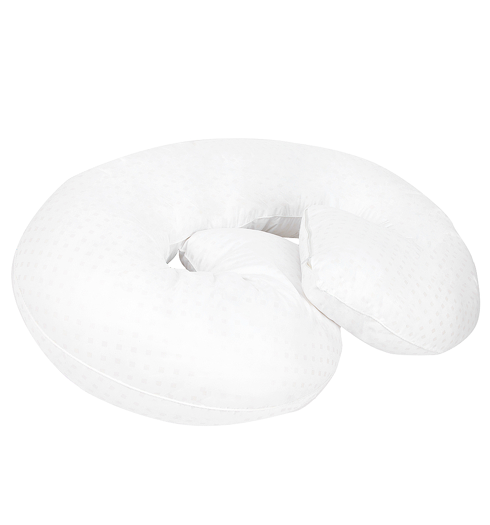 фото Подушка для беременных smart-textyle грация 390 см, белый smart-textile