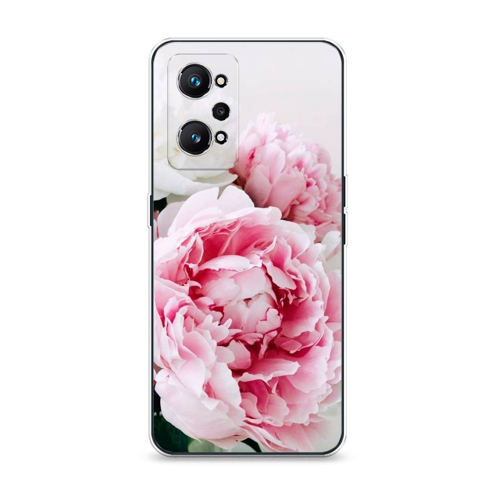 

Чехол на Realme GT Neo 2 "Розовые и белые пионы", Розовый;белый, 257750-2