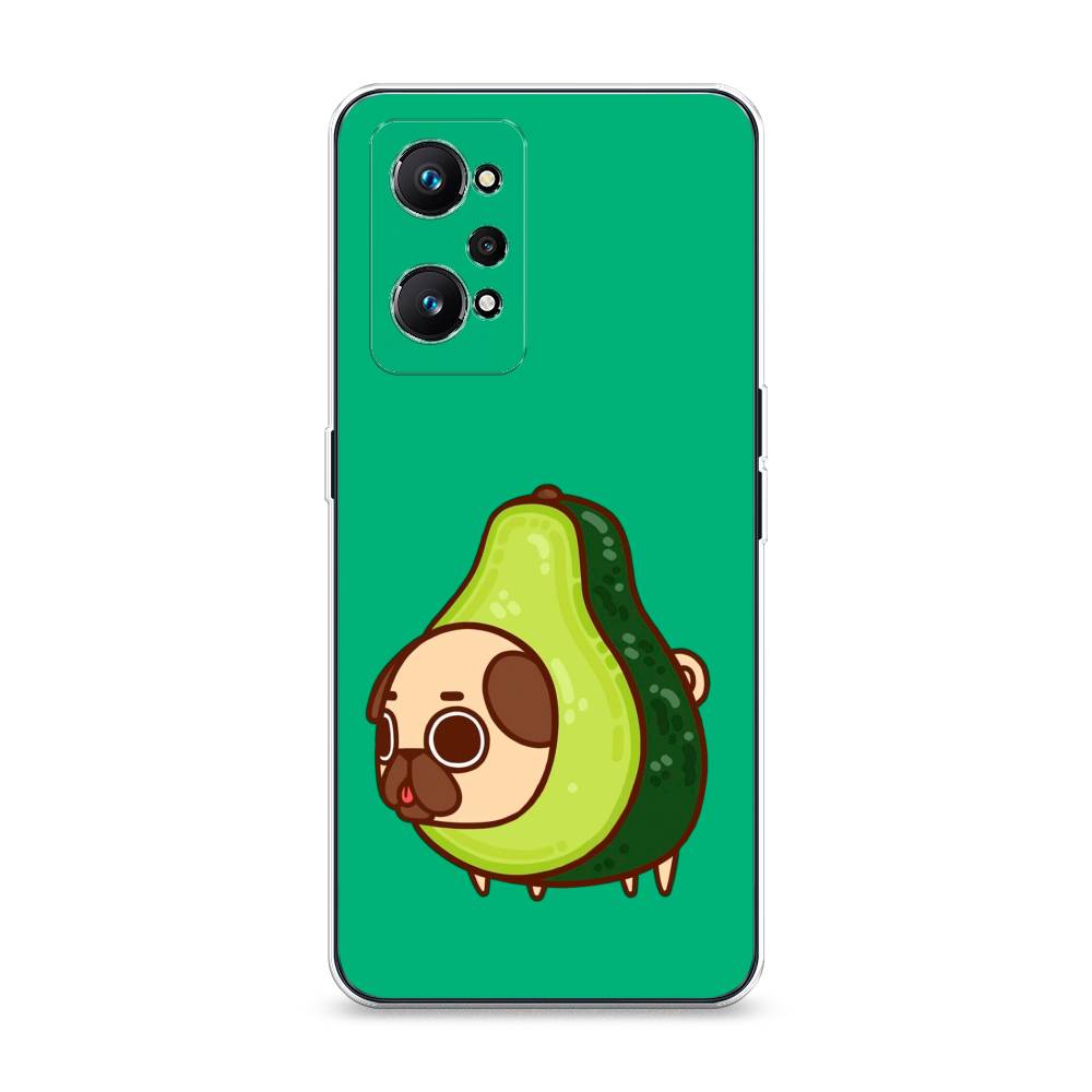 

Чехол на Realme GT Neo 2 "Мопс авокадик", Зеленый, 257750-1
