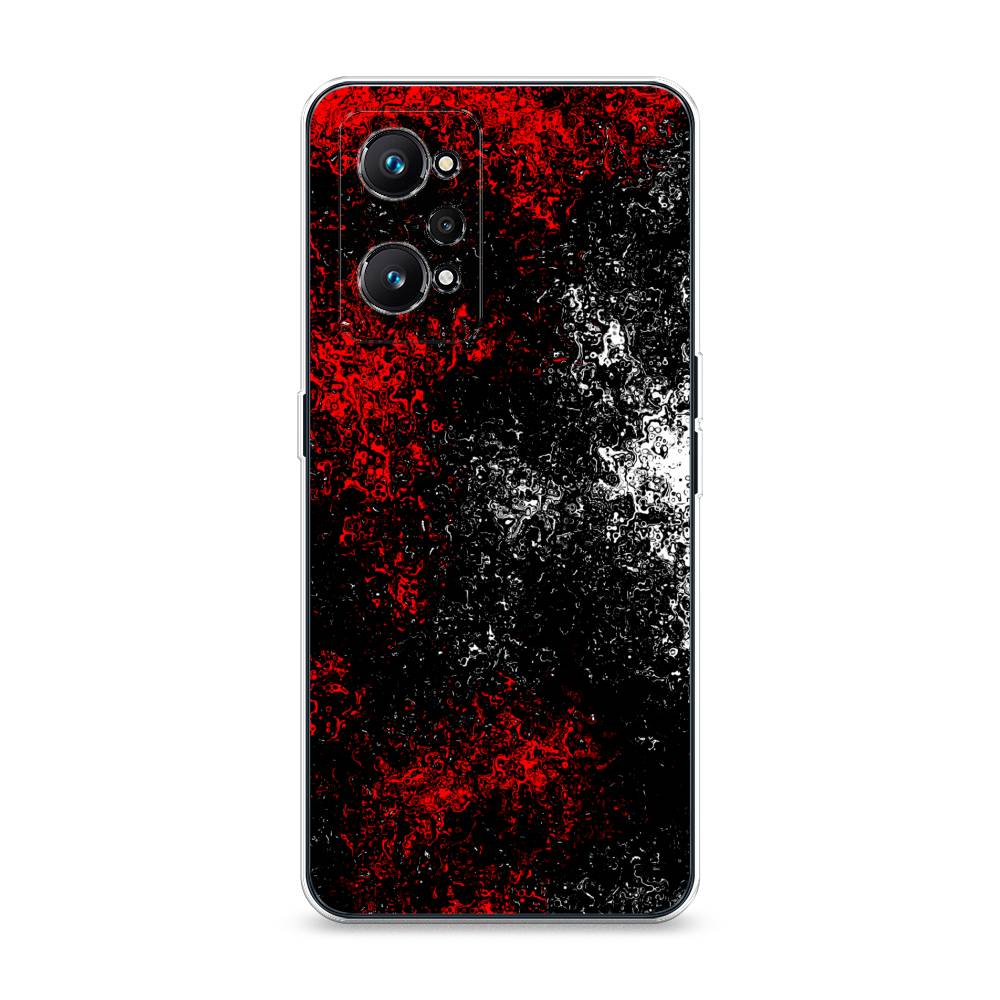 

Чехол на Realme GT Neo 2 "Монотипия", Красный;черный;белый, 257750-3