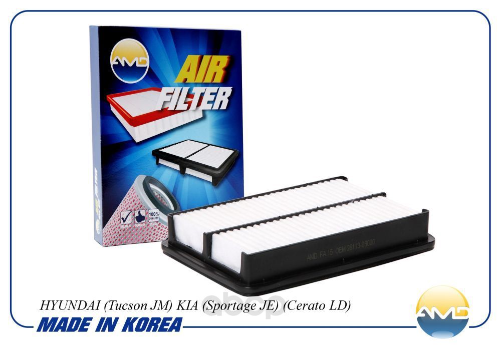 

Фильтр воздушный двигателя AMD AMDFA15