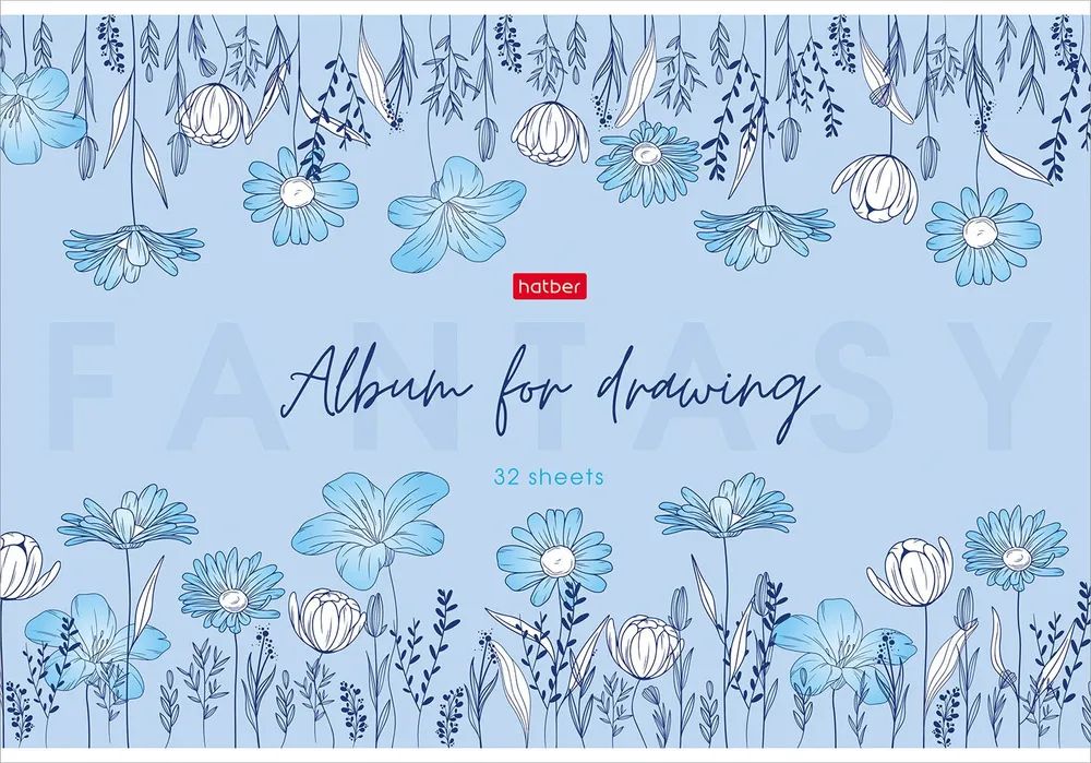 

Альбом для рисования Hatber А4, 32л, Wonderful Flowers, Hatber