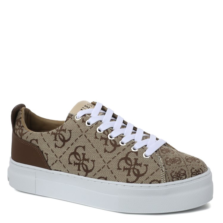 

Кеды женские Guess FL5GA6FAL12 бежевые 41 EU, FL5GA6FAL12