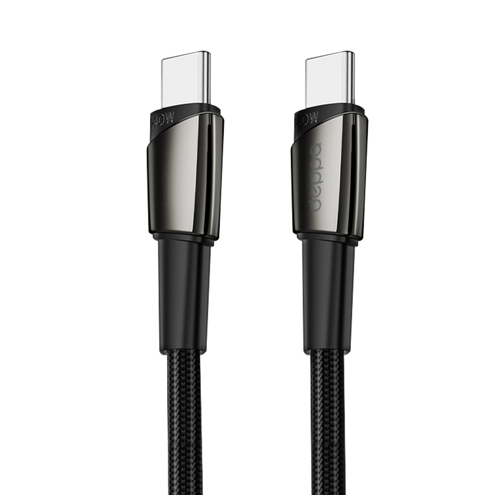 

Дата-кабель Type-C – Type-C, 140Вт, 1.5 м, черный, Deppa, 72527