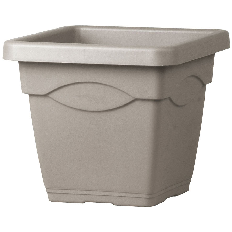 Цветочное кашпо Teraplast 1007045406 42 л серо-коричневый 1 шт.