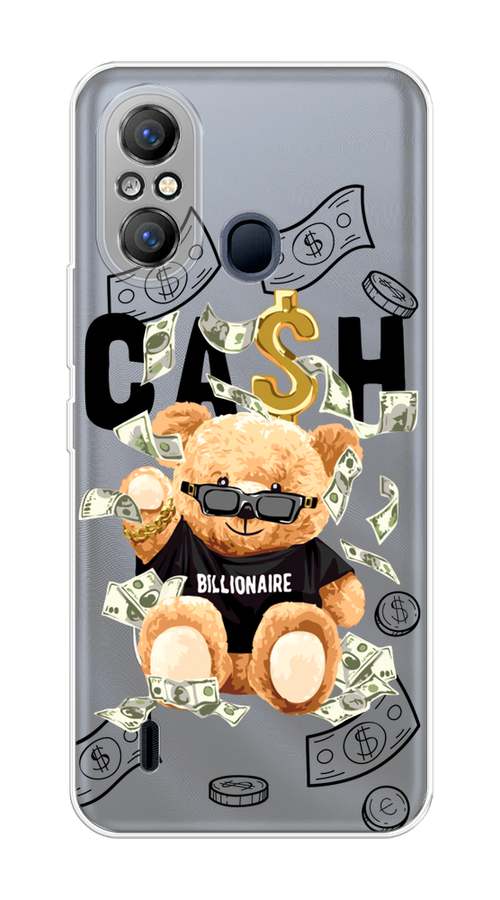 

Чехол на Itel A49 "Big cash", Черный;серый;бежевый, 3200750-6