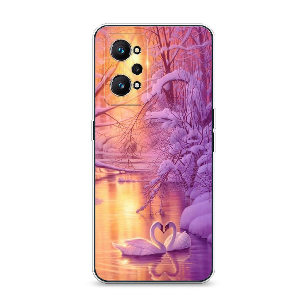 

Чехол на Realme GT Neo 2 "Зима 1", Фиолетовый;желтый, 257750-2
