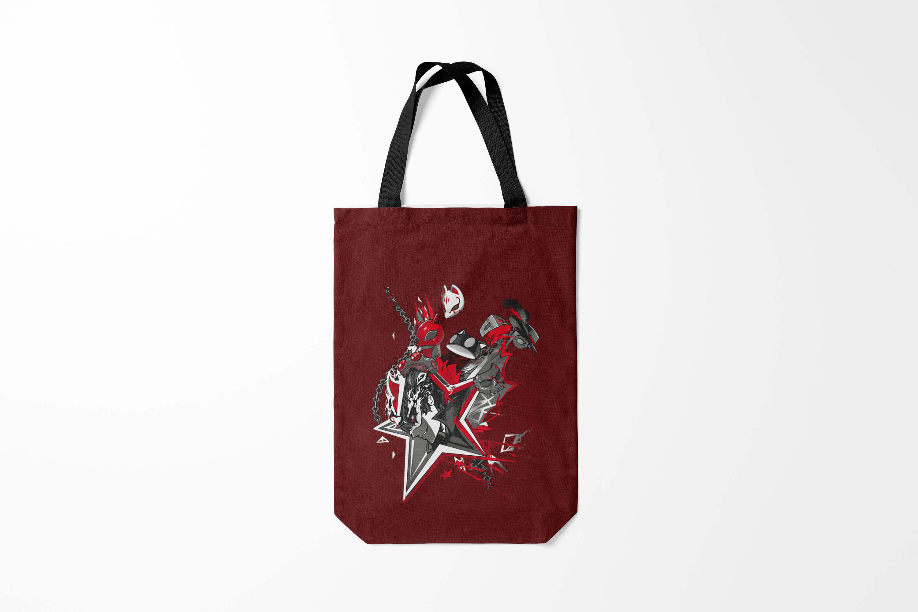 

Сумка шoппер унисекс Burnettie Persona 5 Mask of Ren,, Persona 5 Mask of Ren